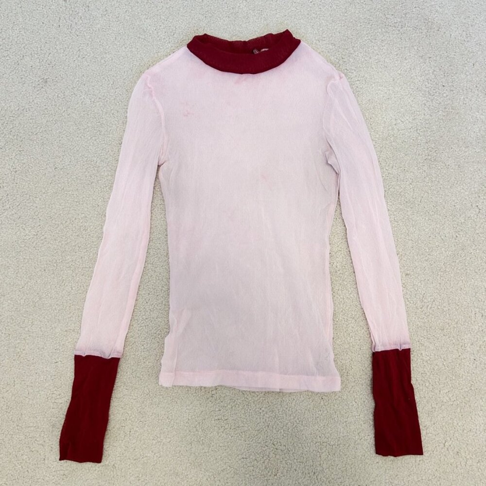 Free People Sheer Mesh Top